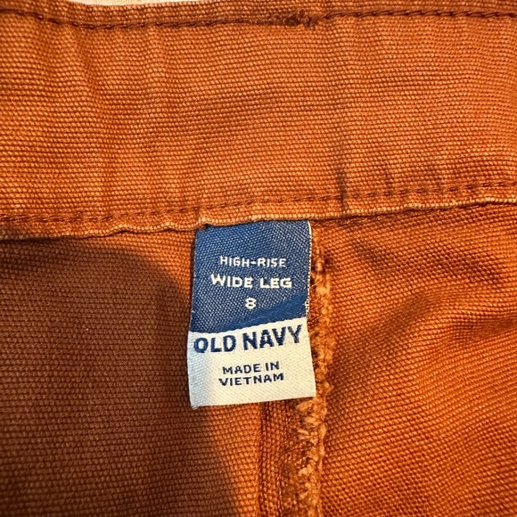 Old Navy High Rise Burnt Orange Chinos for Women - Picture 3 of 5